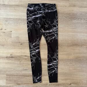 Pact Organic Leggings - Black and Purple Marble